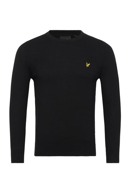 Cotton Merino Crew Neck Jumper Lyle & Scott Black