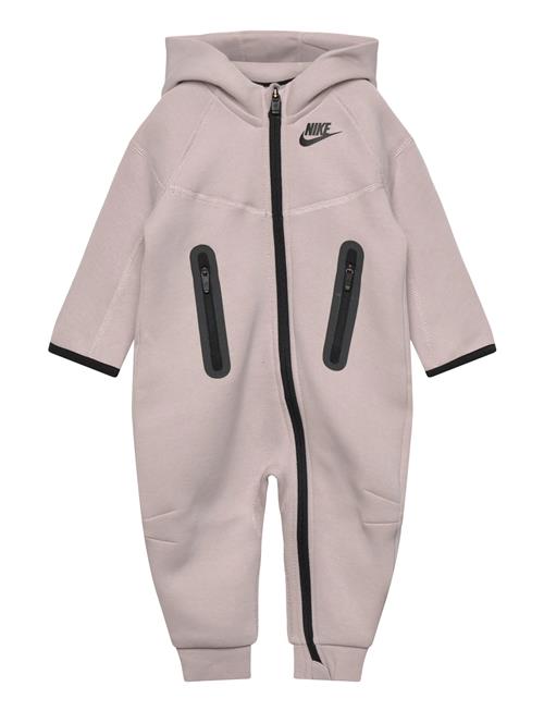 Nkn Tech Fleece Hooded Coveral Nike Purple