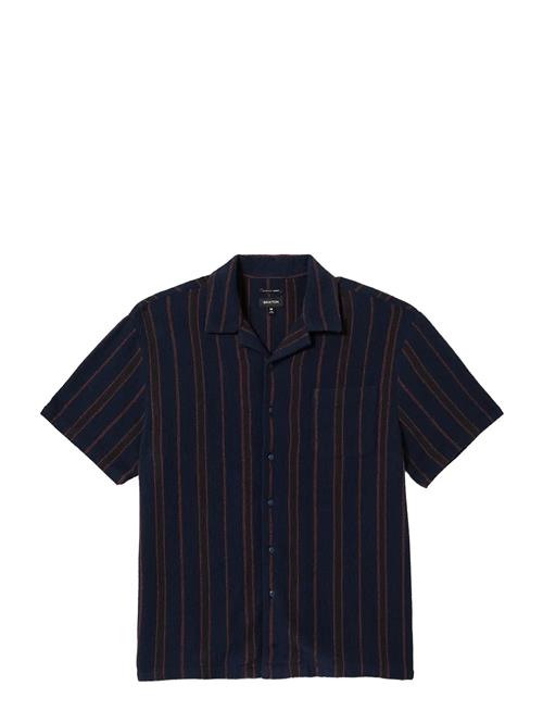 Bunker Waffle Stripe S/S Wvn Brixton Navy