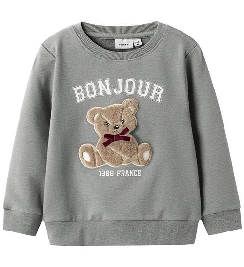 Name It Sweatshirt - NmfRear - Grey Melange