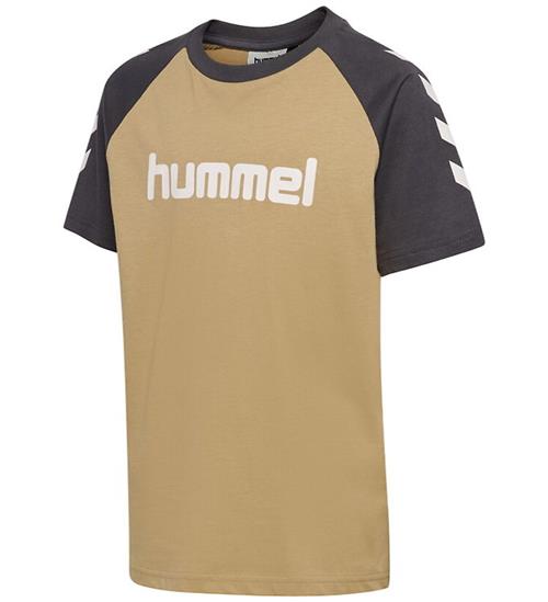 Hummel T-shirt - HmlJR - Cornstalk m. Logo
