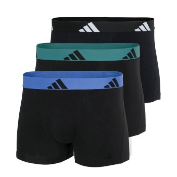 adidas 3P Active Flex Cotton Trunk Blågrøn bomuld Small Herre