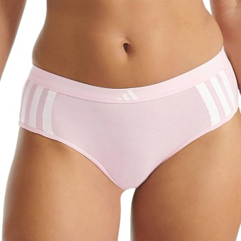 adidas Trusser Sport Active Essentials 3 Stripes Hipster Lyserosa bomuld Small Dame