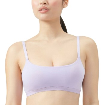 adidas Bh Sport Active Essentials Scoop Bralette Lyseviolet bomuld Small Dame
