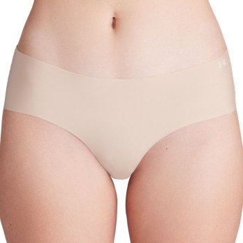 Under Armour Trusser 3P Pure Stretch No Show Hipster Beige Medium Dame