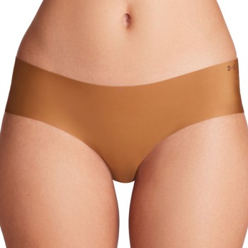 Under Armour Trusser 3P Pure Stretch No Show Hipster Lysbrun  Small Dame