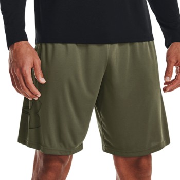 Under Armour Tech Graphic Shorts Militærgrøn  polyester X-Large Herre