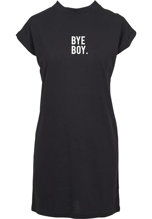 Merchcode Kjole 'Bye Boy'  sort / hvid