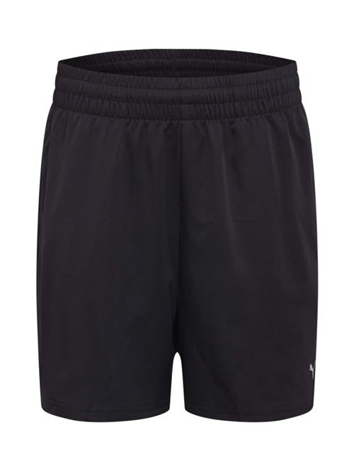 PUMA Sportsbukser  sort / hvid