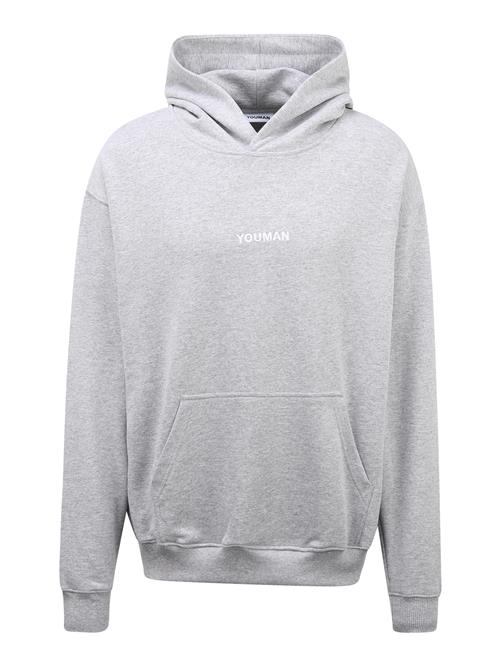 Youman Sweatshirt 'Joe Oversize'  grå-meleret