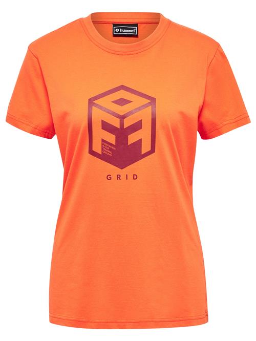 Hummel Funktionsbluse 'Offgrid'  orange / mørkerød