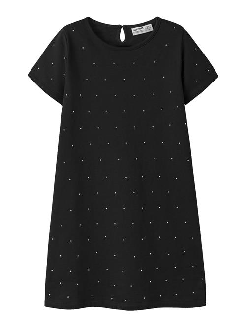 NAME IT Rhinsten Sweat Kjole Black