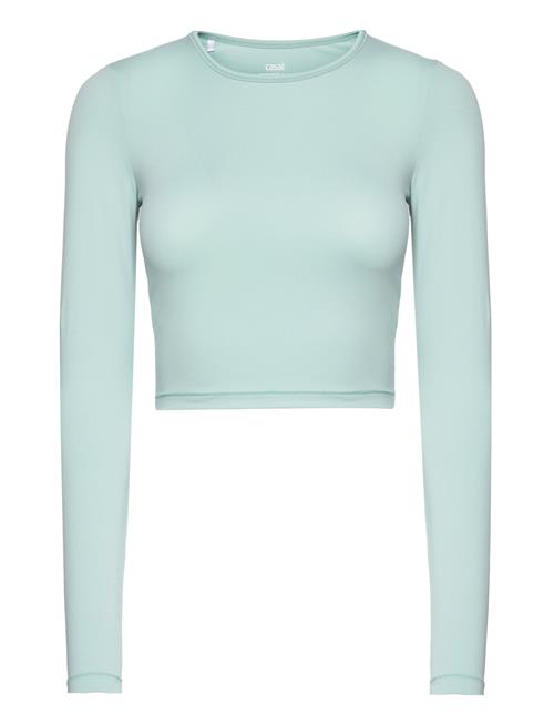 Crop Long Sleeve Casall Blue