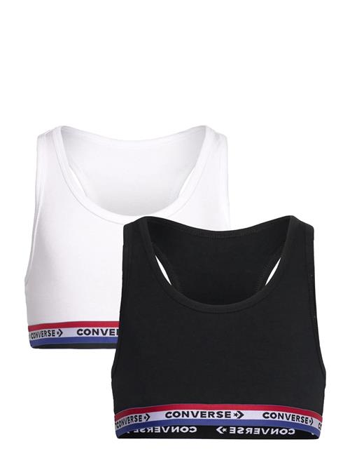 2T-2Pk Bralettes Converse Black