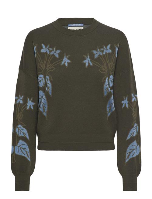 Relaxed Jacquard Pullover Scotch & Soda Green