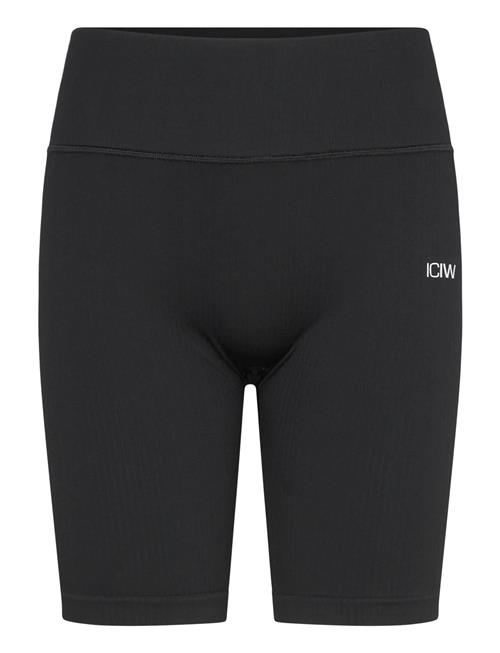 Ribbed Define Seamless Biker Shorts ICANIWILL Black