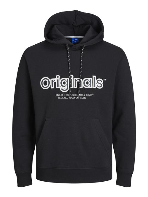 JACK & JONES Sweatshirt 'JORLakewood'  sort / hvid