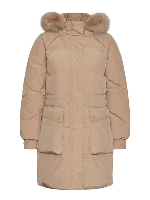 YAS Vinterfrakke 'ABELLA'  mørkebeige