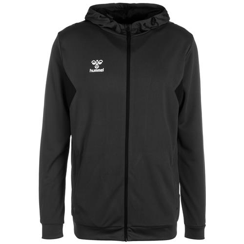 Hummel Sportssweatjakke 'Authentic'  antracit / hvid