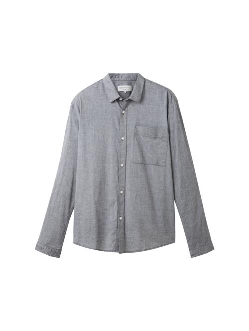 TOM TAILOR DENIM Skjorte  grå-meleret