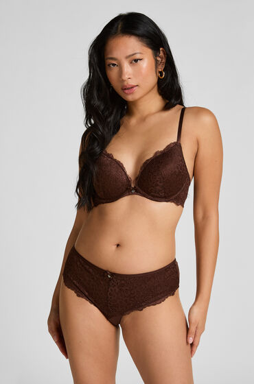 Hunkemöller Brasiliansk trusse Marine Brown