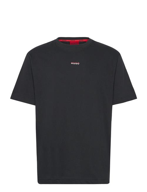 Split Logo_T-Shirt HUGO Black