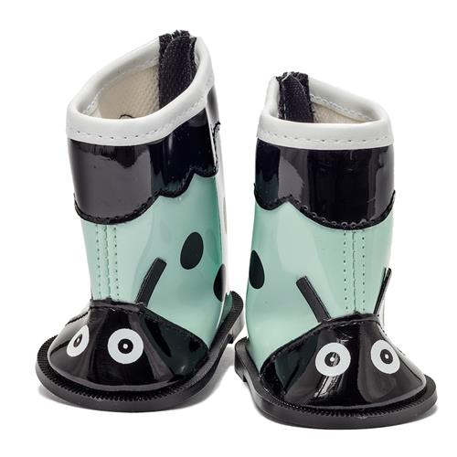 Skrållan Skrållan Dukke Mariehøne-støvler Green One Size-Green  Grøn  One Size 3+ Years unisex