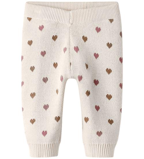 Lil Atelier Bukser - Strik - NbfSaran - Turtledove/Sepia Tint