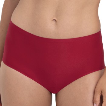 Anita Trusser Essentials High Waist Brief Rød S/M Dame