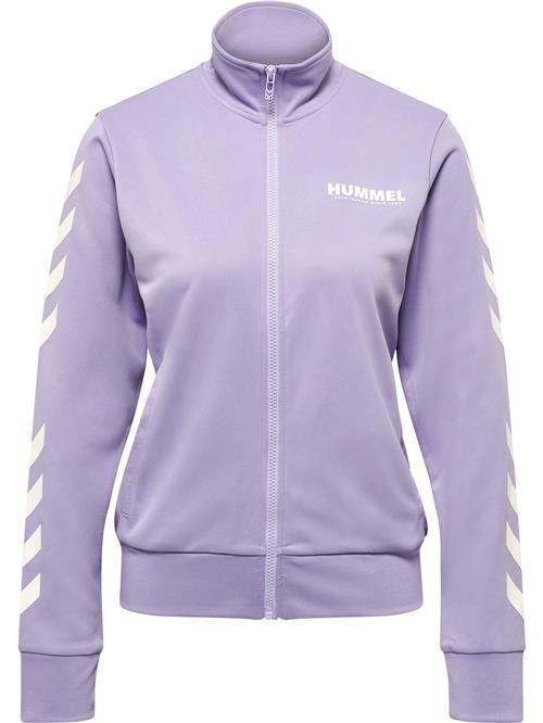 Hummel Sportssweatjakke 'Legacy Poly'  lyselilla / hvid