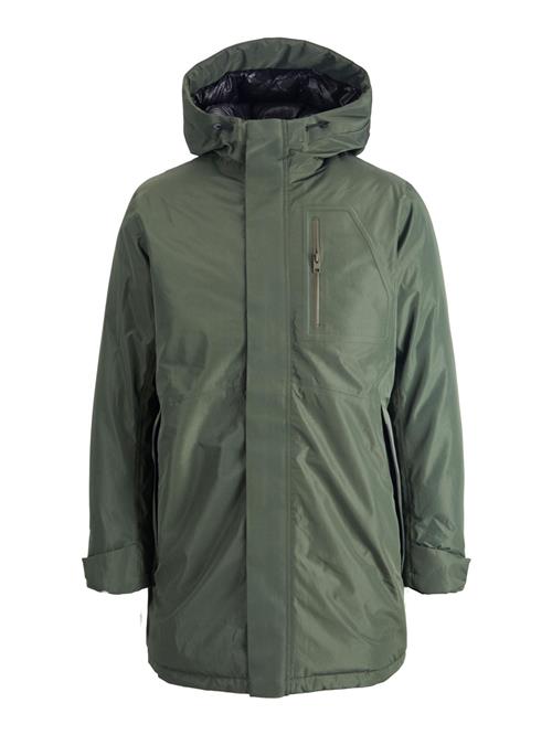JACK & JONES Overgangsparka 'Wing'  mørkegrøn