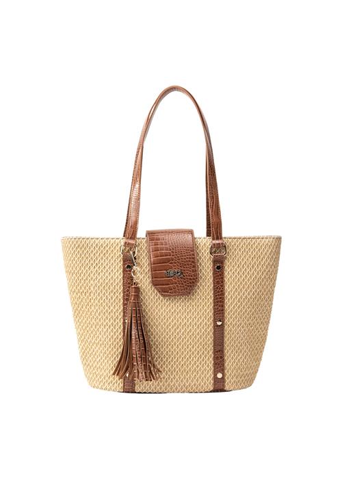 IZIA Shopper  sand / cognac