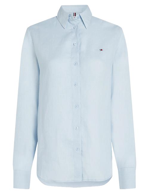 Ess Linen Relaxed Shirt Tommy Hilfiger Blue