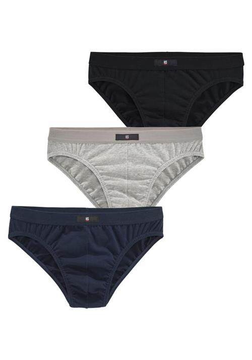 H.I.S Slip  navy / grå-meleret / sort