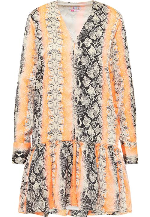 IZIA Sommerkjole  beige / orange / sort