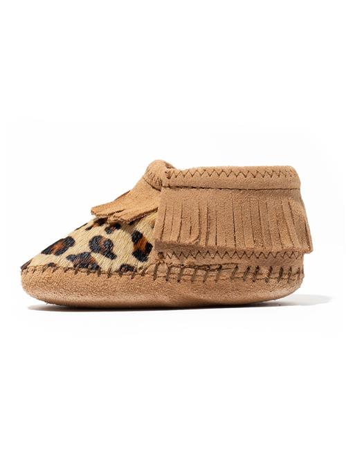 Minnetonka Støvler 'Riley Suede'  brun / sort
