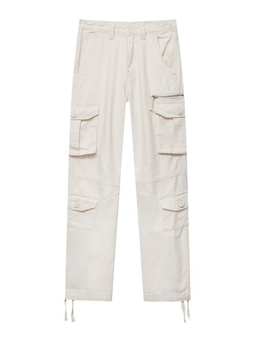 Se Pull&Bear Cargobukser  ecru ved About You