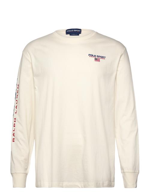 Classic Fit Polo Sport Jersey T-Shirt Polo Ralph Lauren White