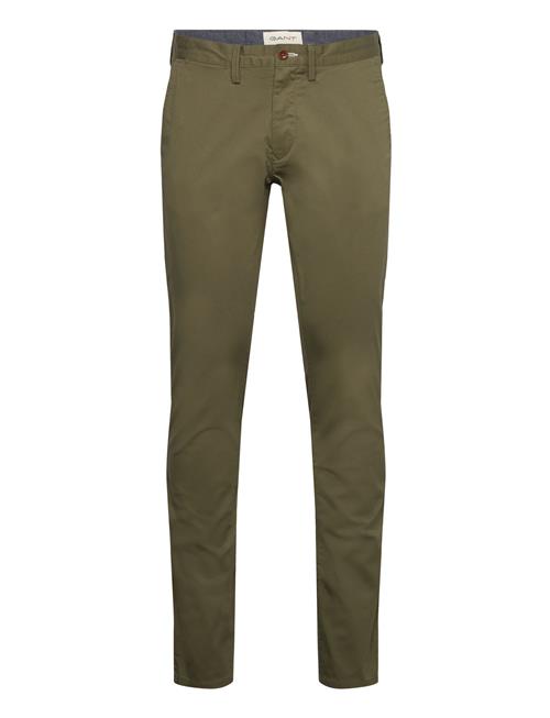 Slim Twill Chinos GANT Khaki