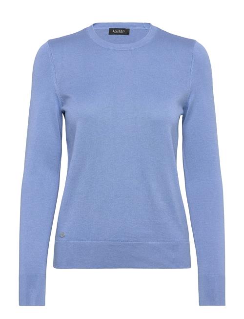 Cotton Modal-Ls Sweater Lauren Ralph Lauren Blue