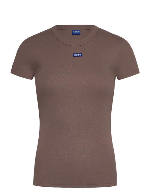 Easy Tee_B HUGO BLUE Brown