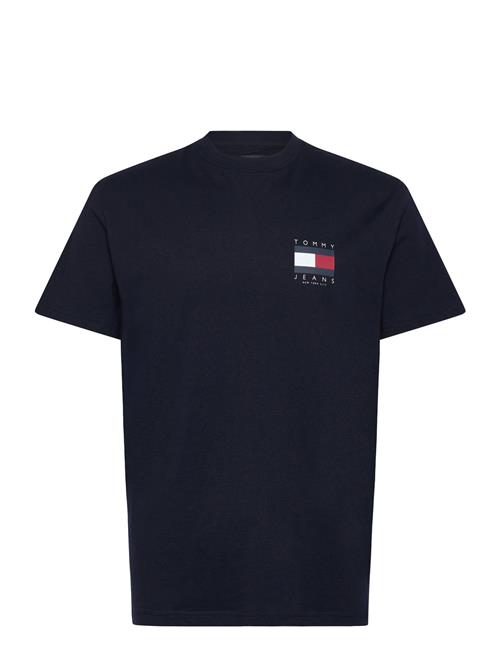 Tjm Reg Flag Graph Bckprnt T Ext Tommy Jeans Navy
