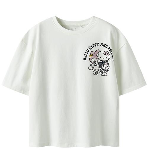 Name It T-shirt - NkfOda - Hello Kitty - Cloud Dancer