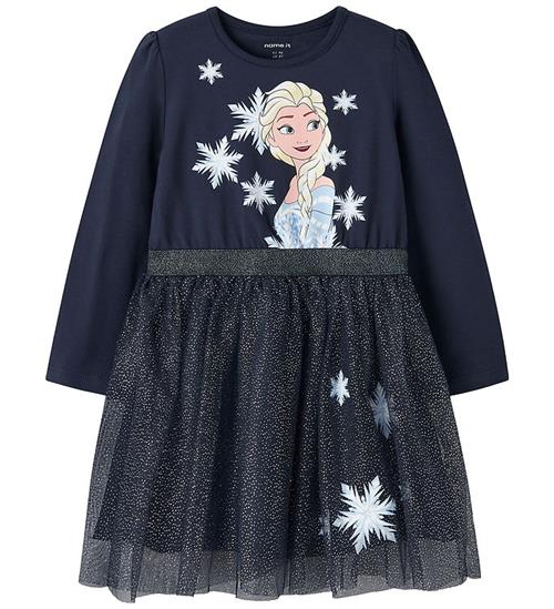 Name It Kjole - NmfOsimi - Frozen - Navy Blazer