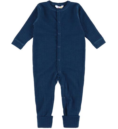 Joha Natdragt - Uld - Rib - Mørk Turkis