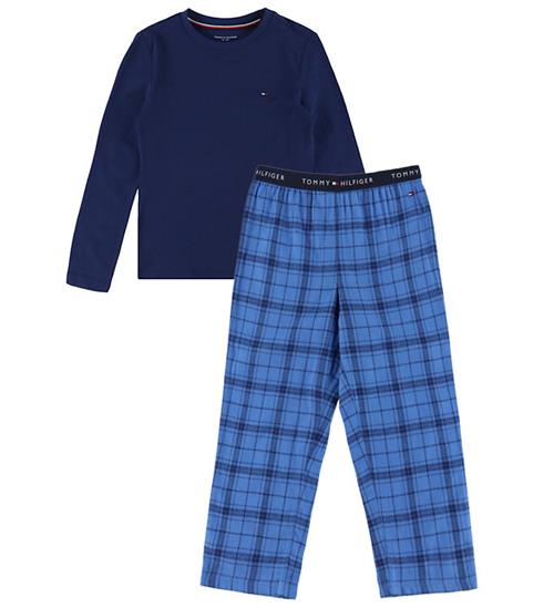 Tommy Hilfiger Nattøj - Flannel - Preppy Navy/Tonal Check Navy