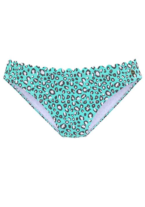 LASCANA Bikinitrusse  blå / sort / hvid