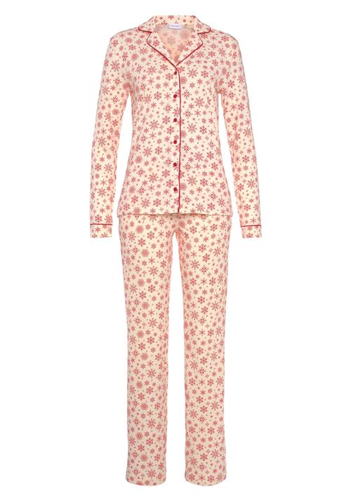Se LASCANA Pyjamas 'Xmas'  pastelpink ved About You