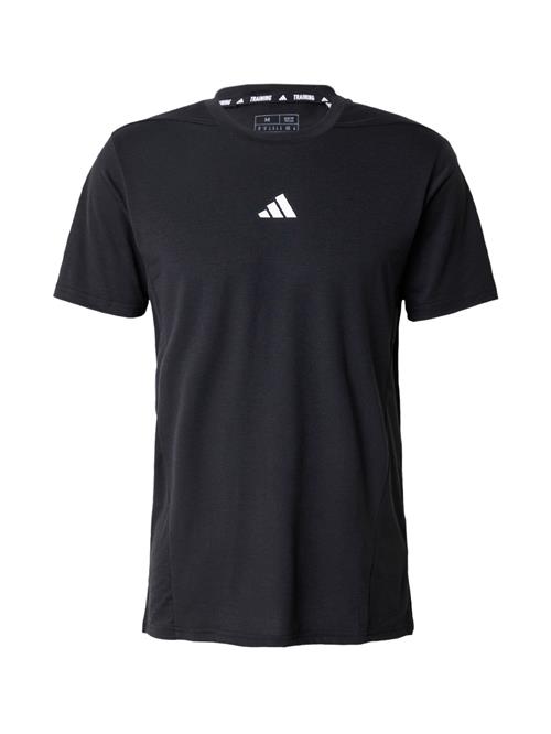 ADIDAS PERFORMANCE Funktionsskjorte 'Designed for Training'  sort / hvid
