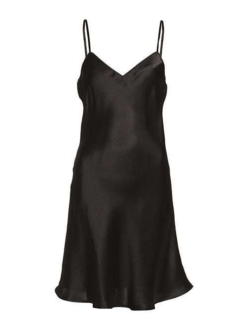 Pure Silk - Slip W.cording Lady Avenue Black